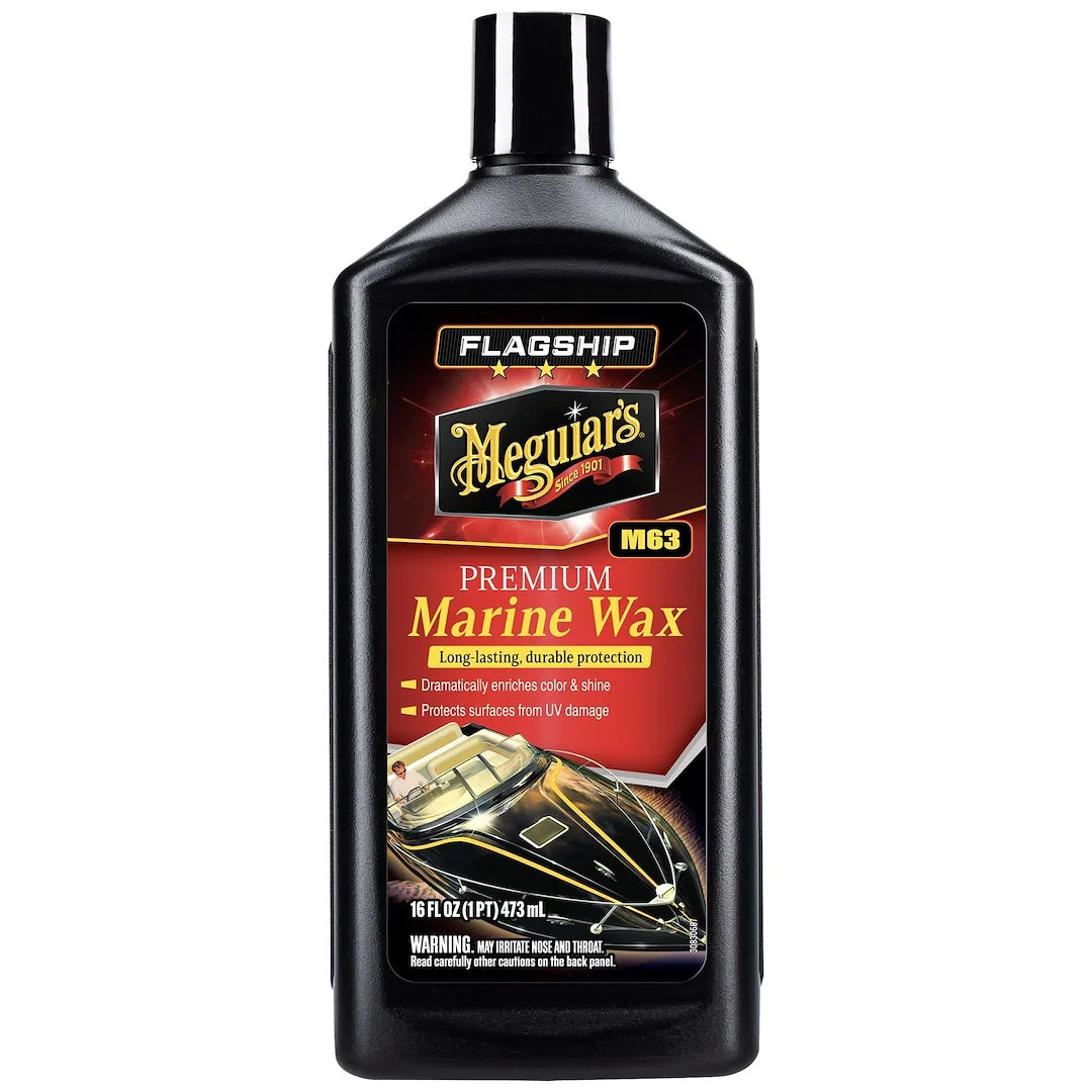M6316 – MEGUIARS WAX Marine Wax, Use To Remove Light Oxidation/ Fine Scratches/ Swirls And Protects Fiberglass Gel Co...